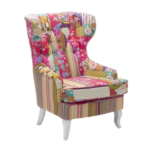 Fauteuil stof meerkleurig MOLDE