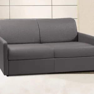 Driezits express bedbank 22 cm Kunstleer Grijs CALIFE Driezits express bedbank 22 cm Kunstleer Grijs CALIFE