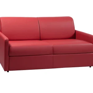 Driezits express bedbank 22 cm Kunstleer Rood CALIFE Driezits express bedbank 22 cm Kunstleer Rood CALIFE