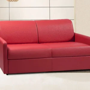 Express vierzits slaapbank van kunstleer – Rood – CALIFE – Koop nu goedkoop online Express vierzits slaapbank van kunstleer – Rood – CALIFE – Koop nu goedkoop online