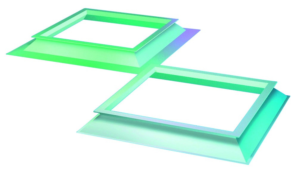 Bik Opstand voor Lichtkoepel PVC 70x70x15cm