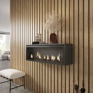 Elektrische haard LED , 107x25x38cm, Woonkamer – Eetkamer, Elektrische haard, Zwart Elektrische haard LED , 107x25x38cm, Woonkamer – Eetkamer, Elektrische haard, Zwart