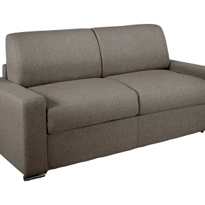 Driezitsslaapbank express – 14 cm matras in antraciet gemêleerde stof CALITO Driezitsslaapbank express – 14 cm matras in antraciet gemêleerde stof CALITO
