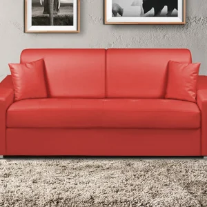 Canapé 3 places convertible express PU Rood 18cm EMIR