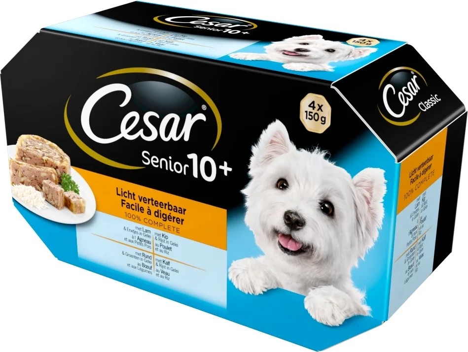 Cesar Senior 10+ Multipack 150 g