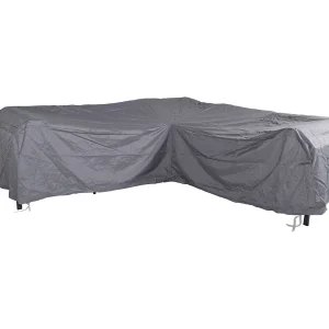 Furnco hoes voor tuinmeubelen L-vormig 254x254x90x66cm grijs. Furnco hoes voor tuinmeubelen L-vormig 254x254x90x66cm grijs.