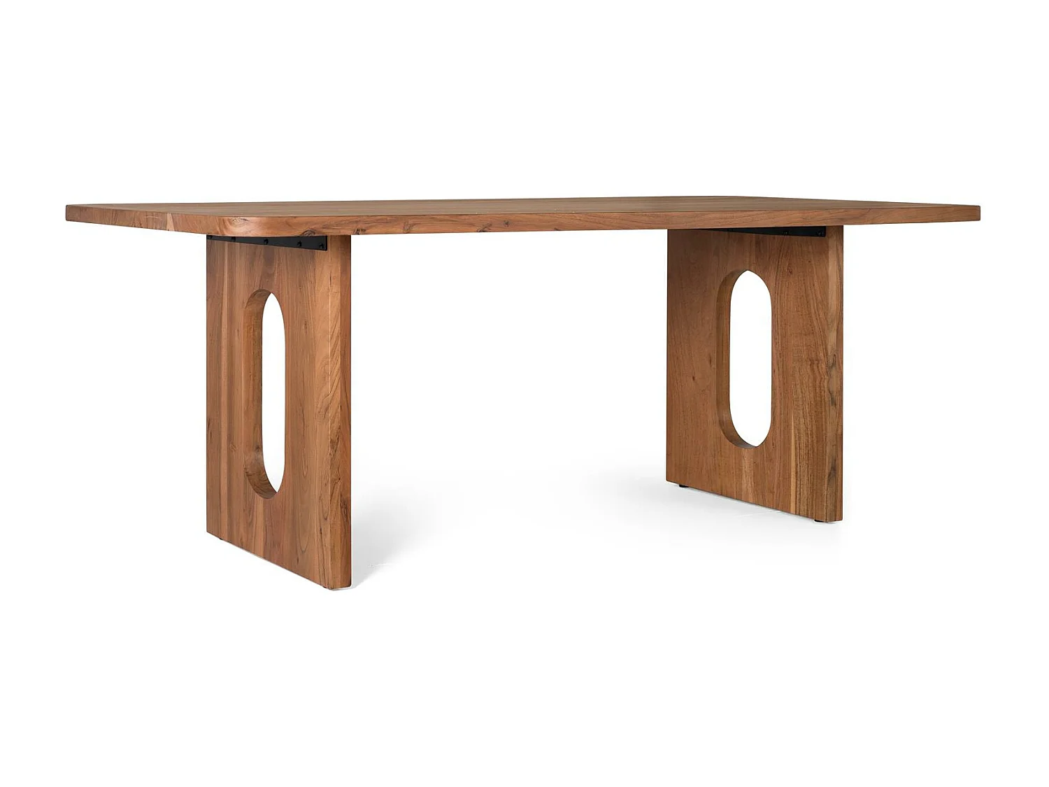 Tafel à kribbe 8 plaatsen in bos d'acacia 2 meter