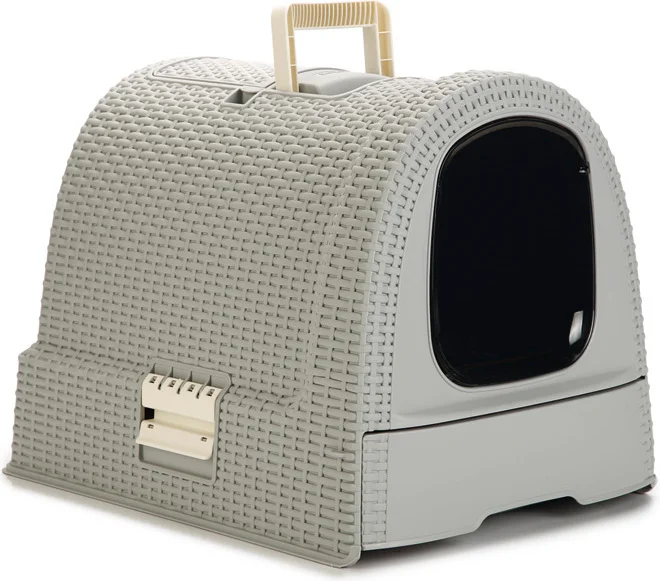 Curver kattenbak Style grijs 51 x 38,5 x 39,5 cm