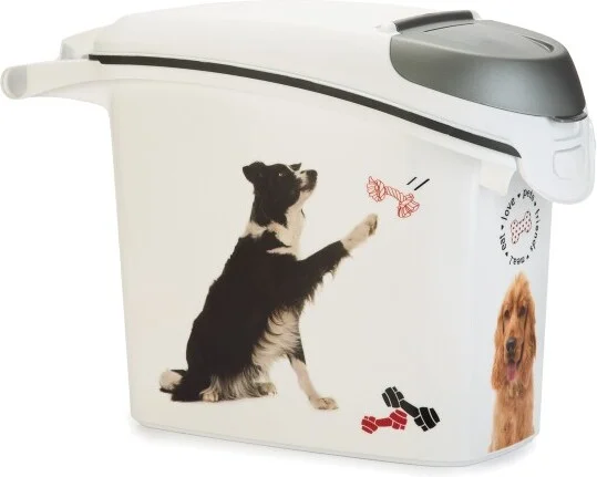 Curver voerton hond wit 15 L / 6 kg