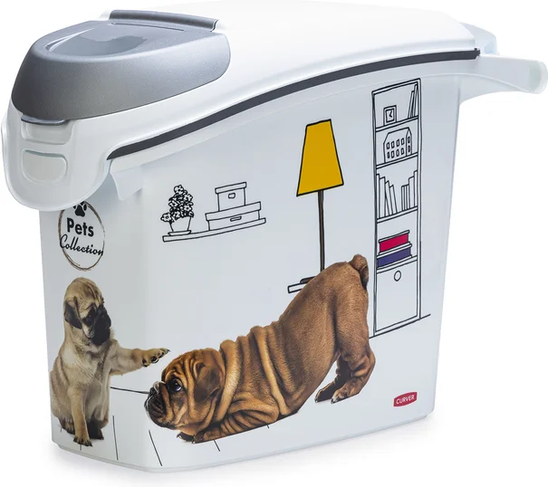 Curver voerton hond wit 15 L