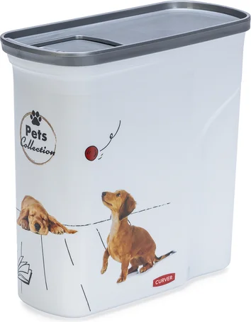 Curver voerton hond wit 2 L