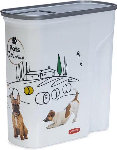 Curver voerton hond wit 6 L