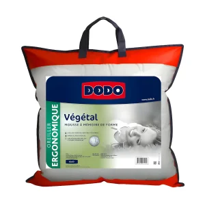 Ergonomisch hoofdkussen met vormgeheugen DODO VEGETAL 60 x 60 cm