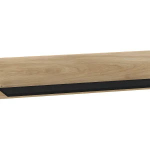 Elara Wandplank Hout en Zwart Elara Wandplank Hout en Zwart