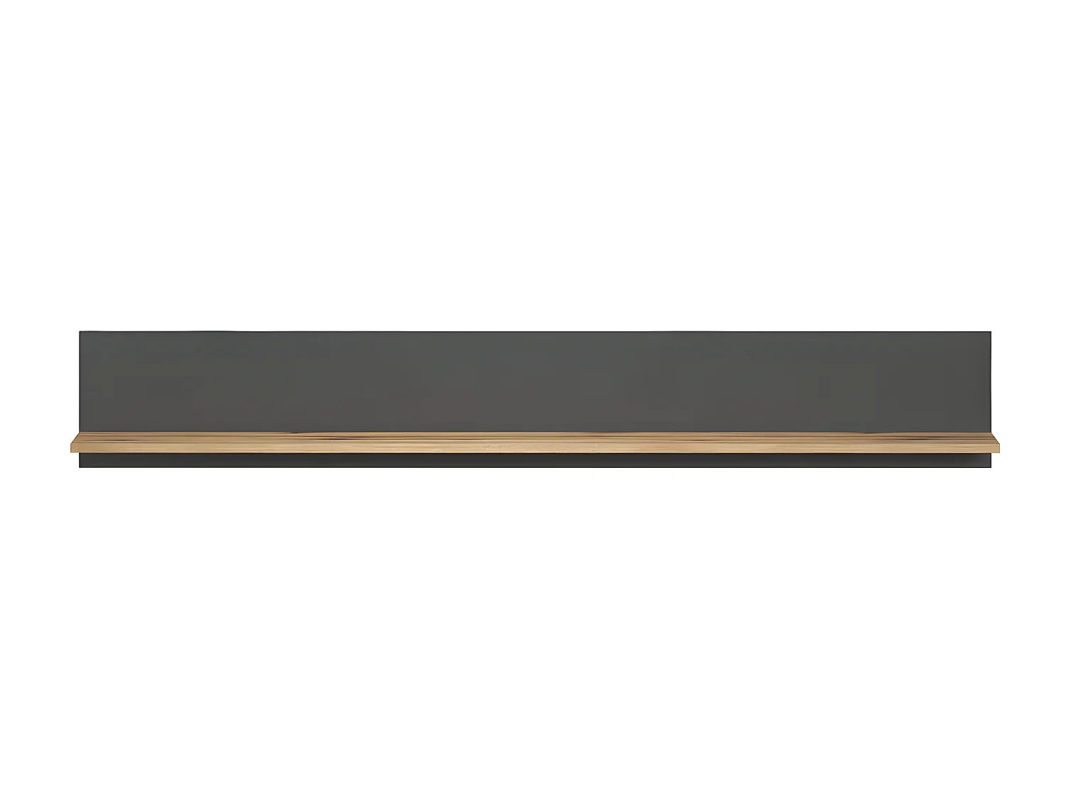 Esteban wandkast wandplank grijs, eik decor.