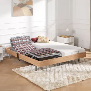 Relax-set matras MENELAS van YSMÉE  – Wit – 2x90x200 cm