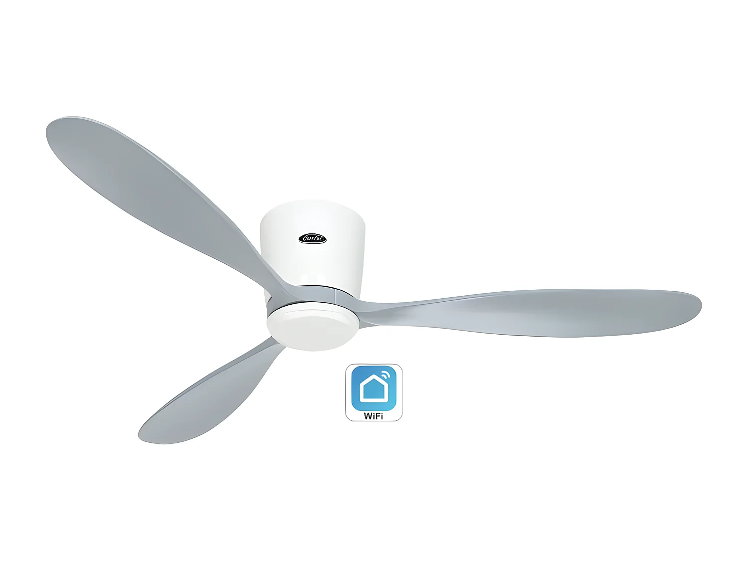 ECO PLANO WOOD 132, WiFi-ventilator zonder licht, CasaFan