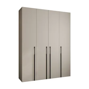 Draaideurkast Como 3 245,5/190/50 4-deurs (kasjmier/zwart) Draaideurkast Como 3 245,5/190/50 4-deurs (kasjmier/zwart)