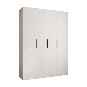 Draaideurkast Como 4 245,5/180/50 4-deurs (wit/zwart) Draaideurkast Como 4 245,5/180/50 4-deurs (wit/zwart)