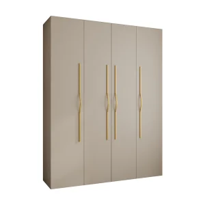 Draaideurkast Como 2 245,5/190/50 4-deurs (kasjmier/goud) Draaideurkast Como 2 245,5/190/50 4-deurs (kasjmier/goud)