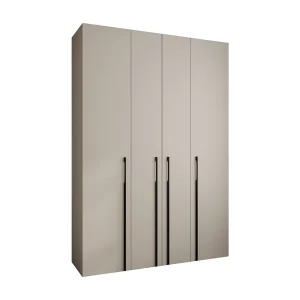 Draaideurkast Como 3 245,5/170/40 4-deurs (kasjmier/zwart) Draaideurkast Como 3 245,5/170/40 4-deurs (kasjmier/zwart)