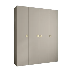 Draaideurkast Como 1 245,5/200/40 4-deurs (kasjmier/goud)