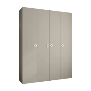 Draaideurkast Como 1 245,5/190/40 4-deurs (kasjmier/goud)