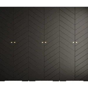 Draaideurkast Manhattan Ryfel 4 236,7/300/47 6-deurs (zwart) Draaideurkast Manhattan Ryfel 4 236,7/300/47 6-deurs (zwart)