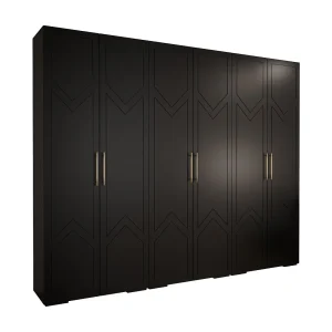 Draaideurkast Manhattan Ryfel 8 236,7/300/47 6-deurs (zwart) Draaideurkast Manhattan Ryfel 8 236,7/300/47 6-deurs (zwart)