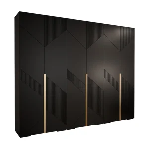 Draaideurkast Manhattan Ryfel 7 236,7/300/47 6-deurs (zwart) Draaideurkast Manhattan Ryfel 7 236,7/300/47 6-deurs (zwart)