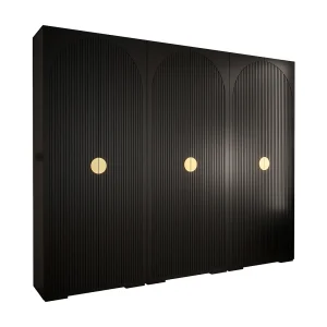 Draaideurkast Manhattan Ryfel 1 236,7/300/47 6-deurs (zwart) Draaideurkast Manhattan Ryfel 1 236,7/300/47 6-deurs (zwart)