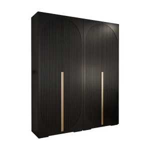 Draaideurkast Manhattan Ryfel 5 236,7/200/47 4-deurs (zwart) Draaideurkast Manhattan Ryfel 5 236,7/200/47 4-deurs (zwart)