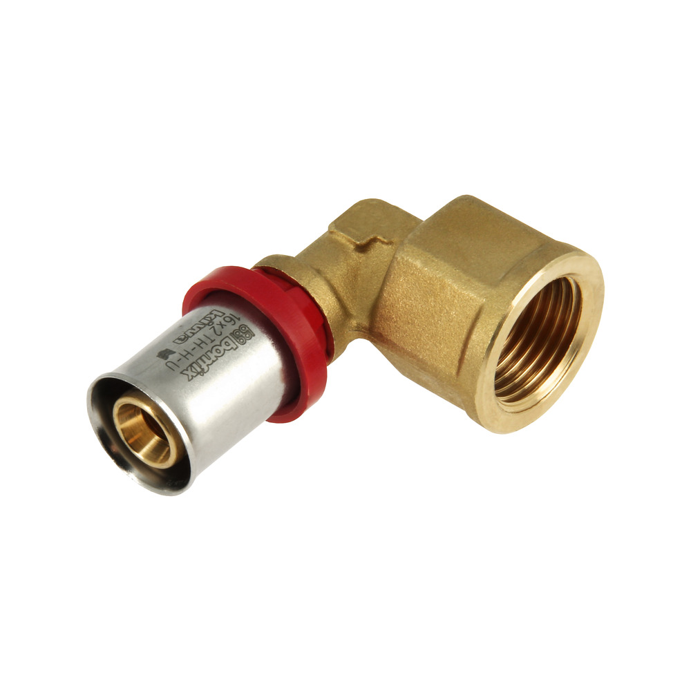 Bonfix Alu-pers Knie 1/2" binnendraad x 16 mm
