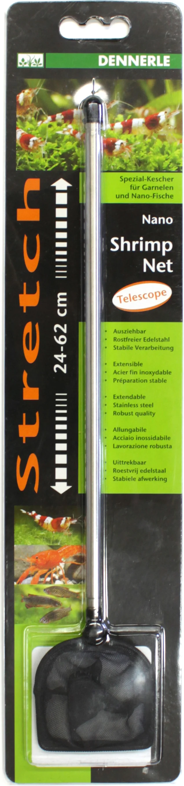 Dennerle aquarium schepnet Nano 24-62 cm