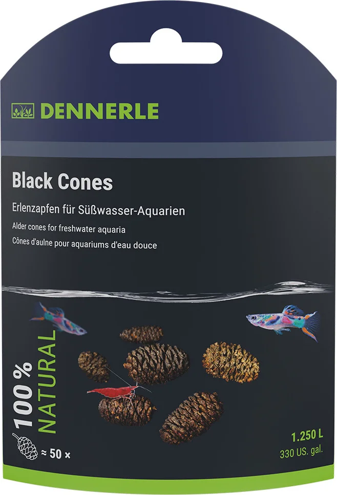 Dennerle waterverzorging Black Cones 50 stuks