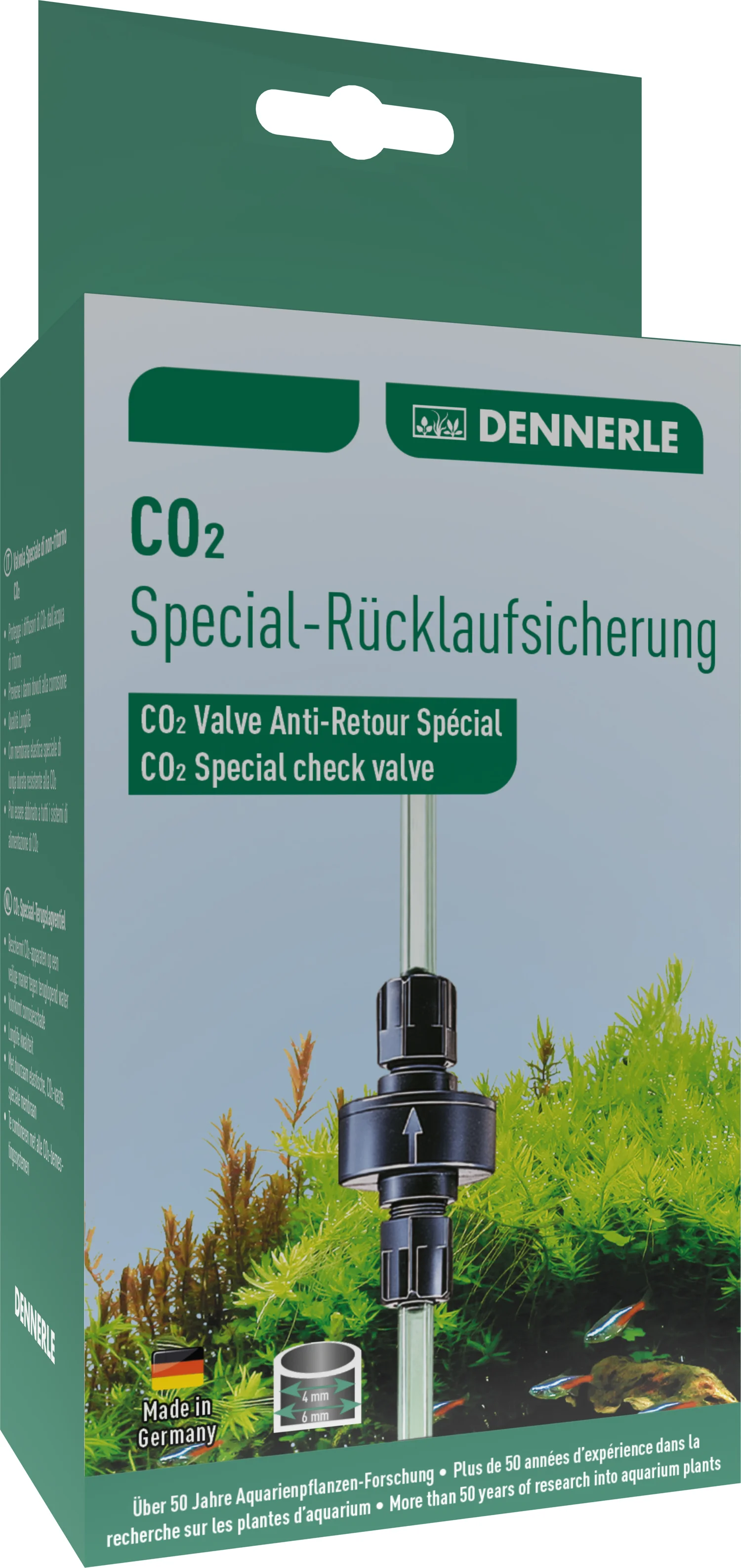 Dennerle speciaal CO2 terugslagventiel