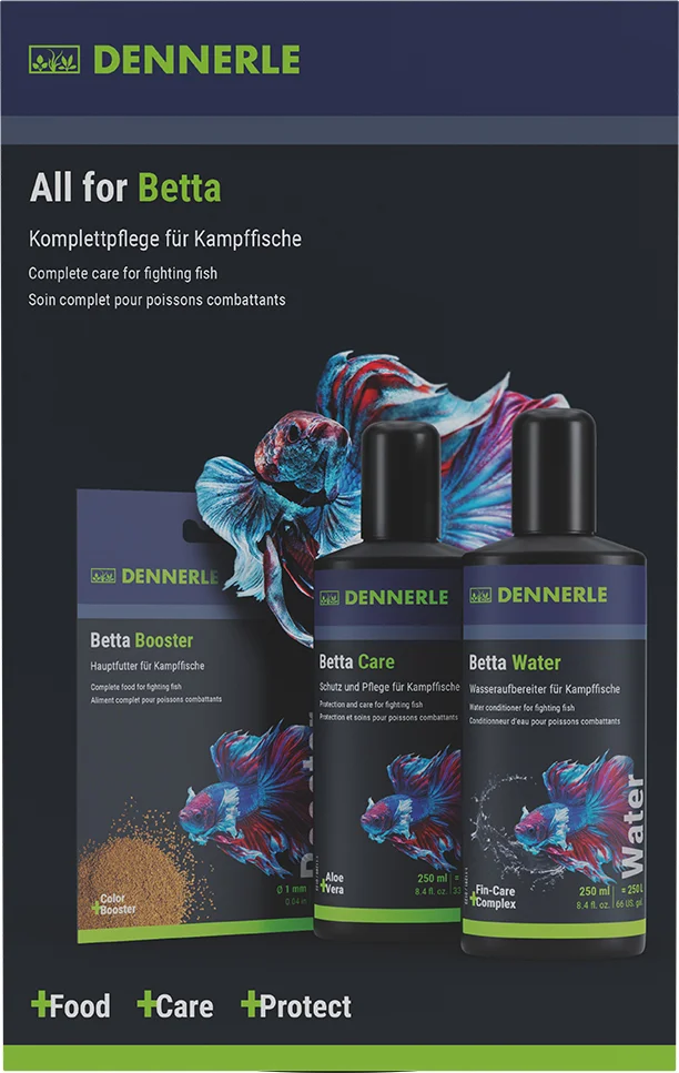 Dennerle 3-in-1 complete verzorging voor betta-vissen