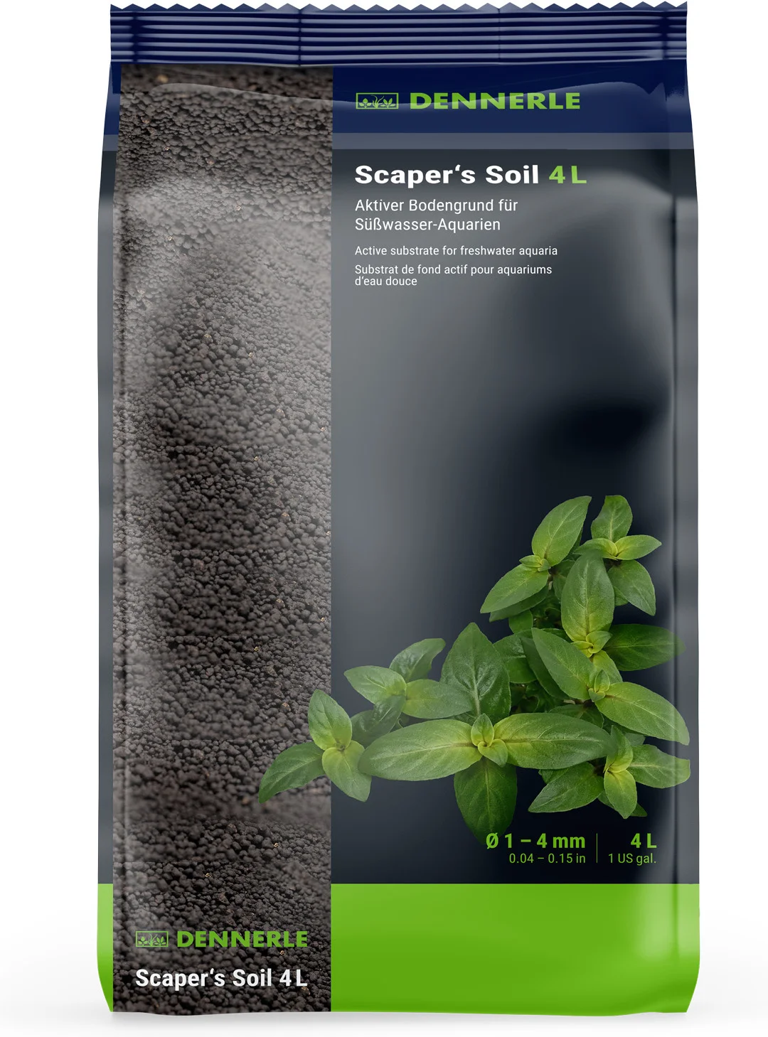 Dennerle aquarium bodemgrond Scaper's soil 4 L