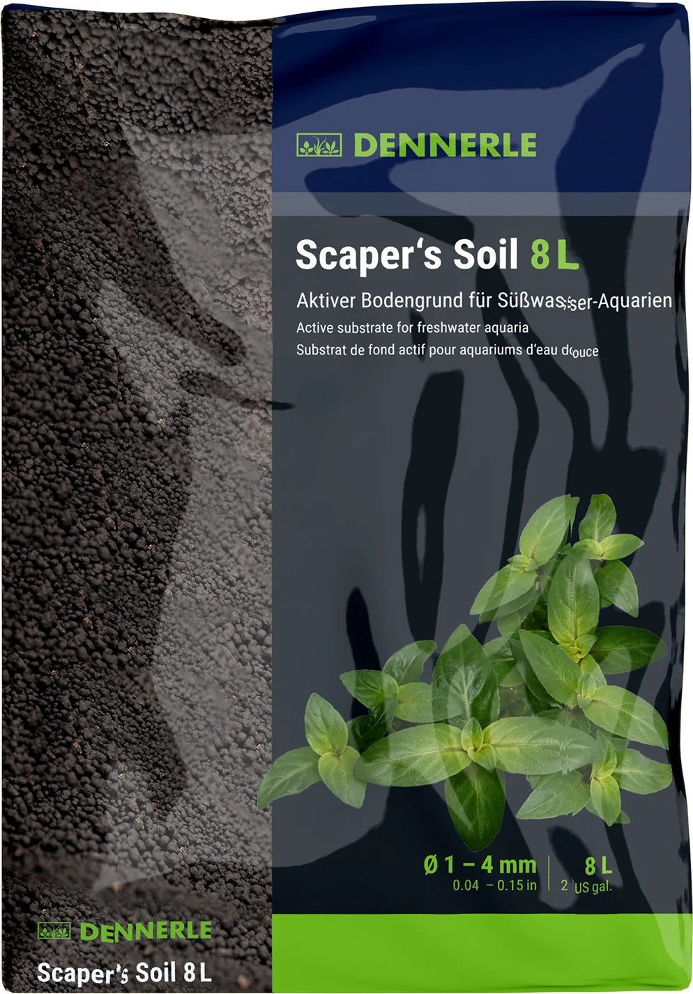 Dennerle aquarium bodemgrond Scaper's soil 8 L