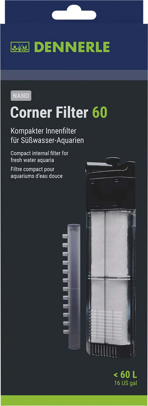 Dennerle Nano aquarium filter hoekfilter XL 150 l/h