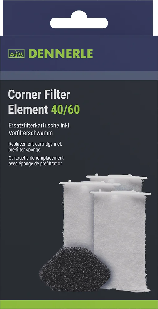Dennerle Nano vervangend filterelement 3 stuks