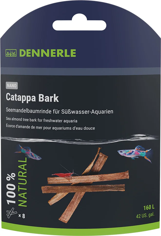 Dennerle Nano Ketapangboomschors 8 cm 8 stuks