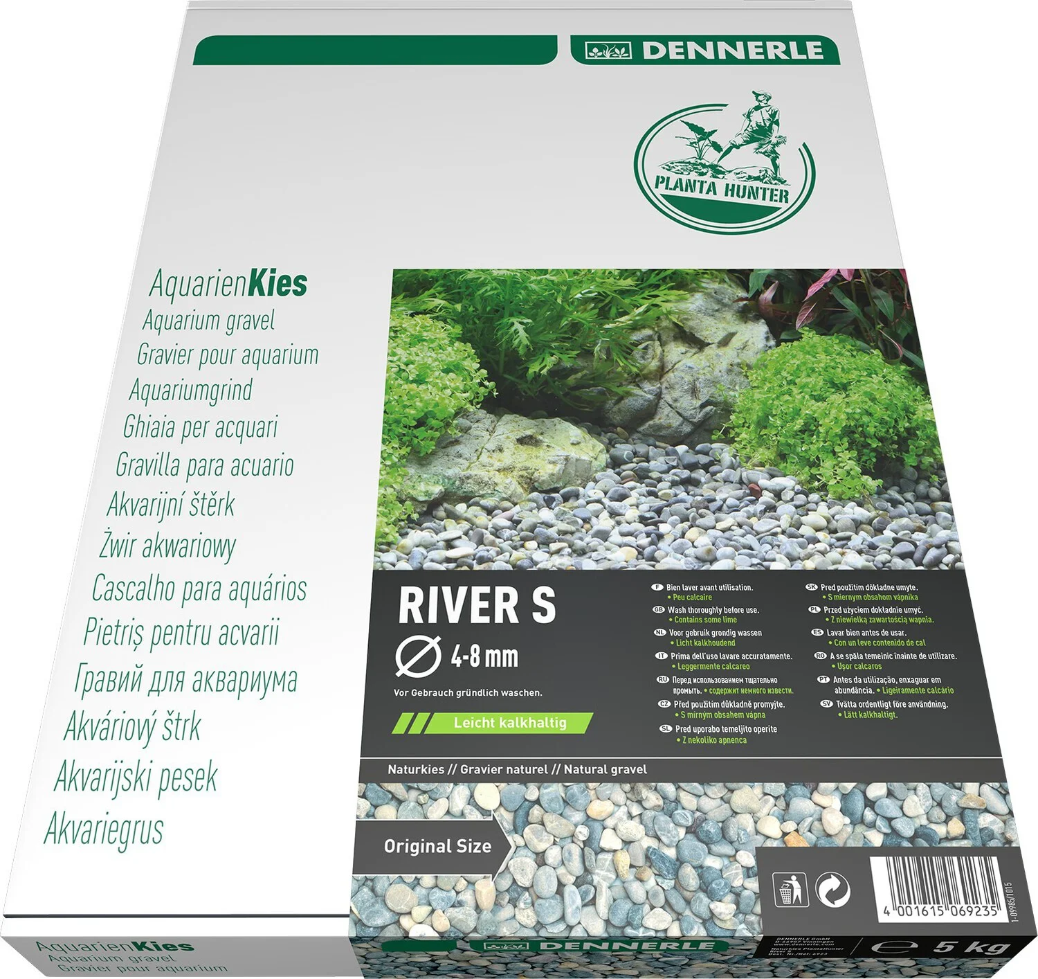 Dennerle aquarium grind Plantahunter River S 4-8 cm 5 kg