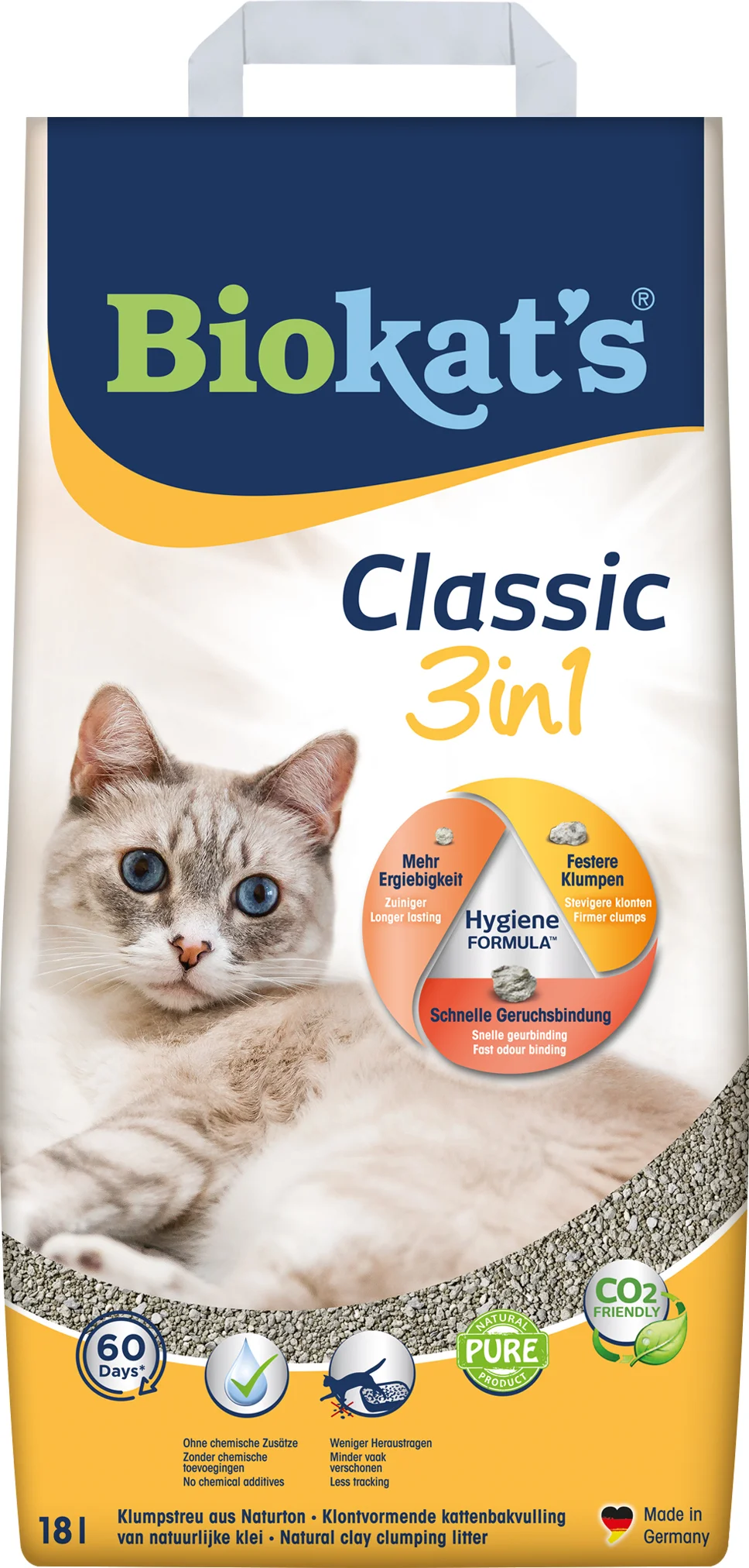 Biokat's kattenbakvulling Classic 18 L