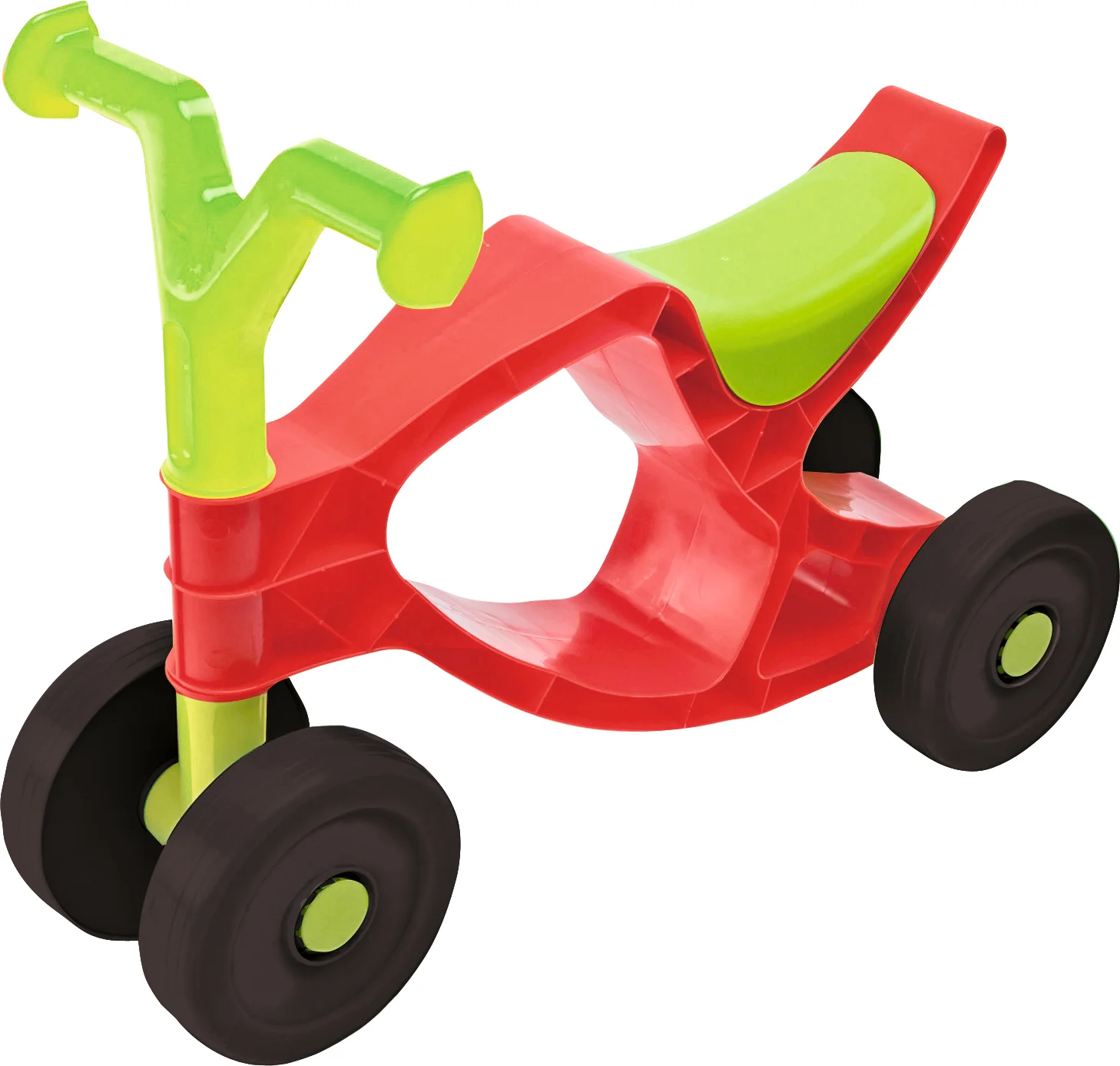 BIG Flippi loopfiets rood / groen 49 x 21 x 36 cm