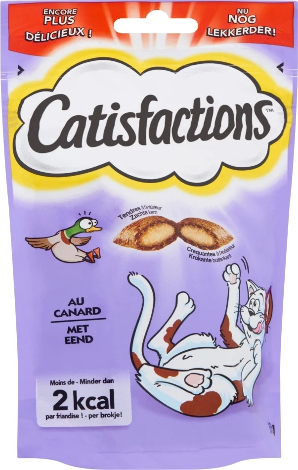 Catisfactions kattensnack kip met eend 60 g