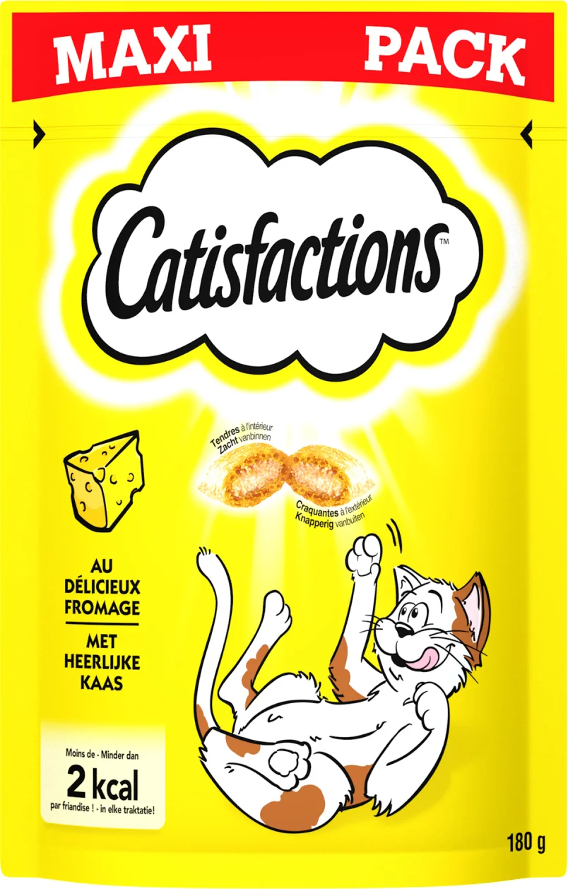 Catisfactions kattensnack kaas 180 g