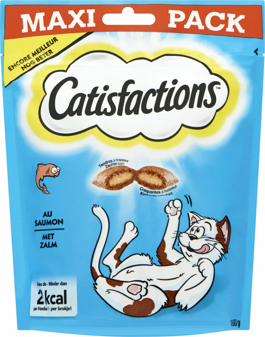 Catisfactions kattensnack zalm 180 g