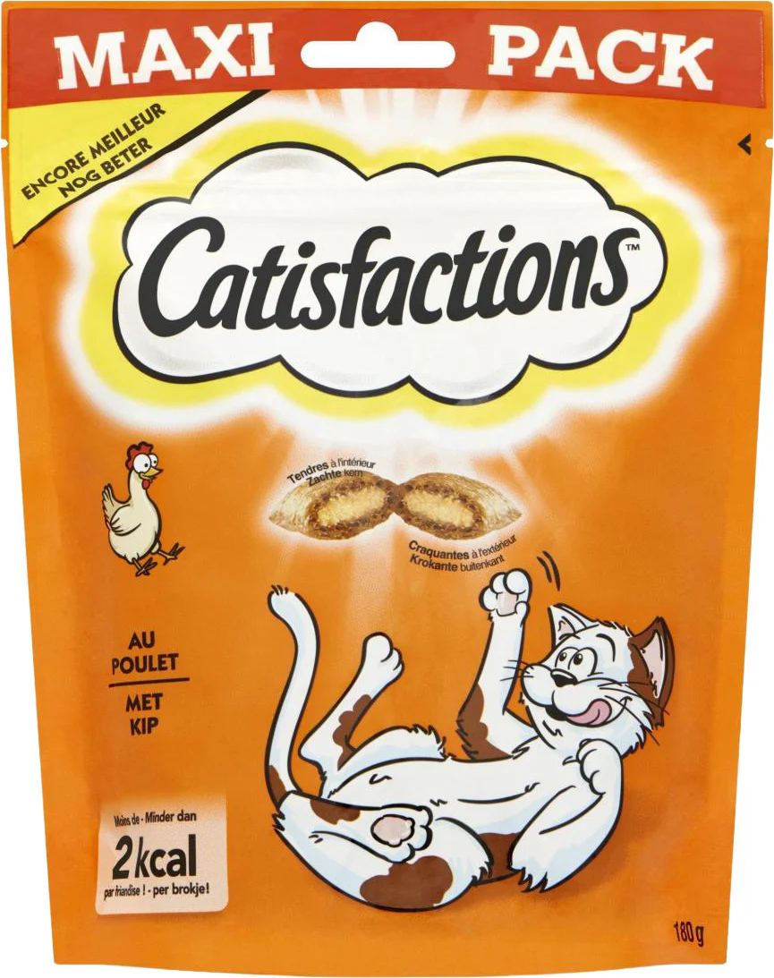 Catisfactions kattensnack kip 180 g