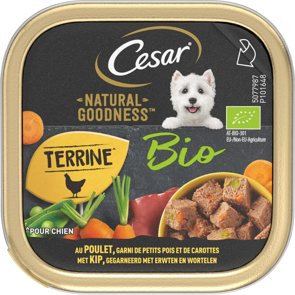 Cesar hondenvoer in paté Natural Goodness kip 100 g